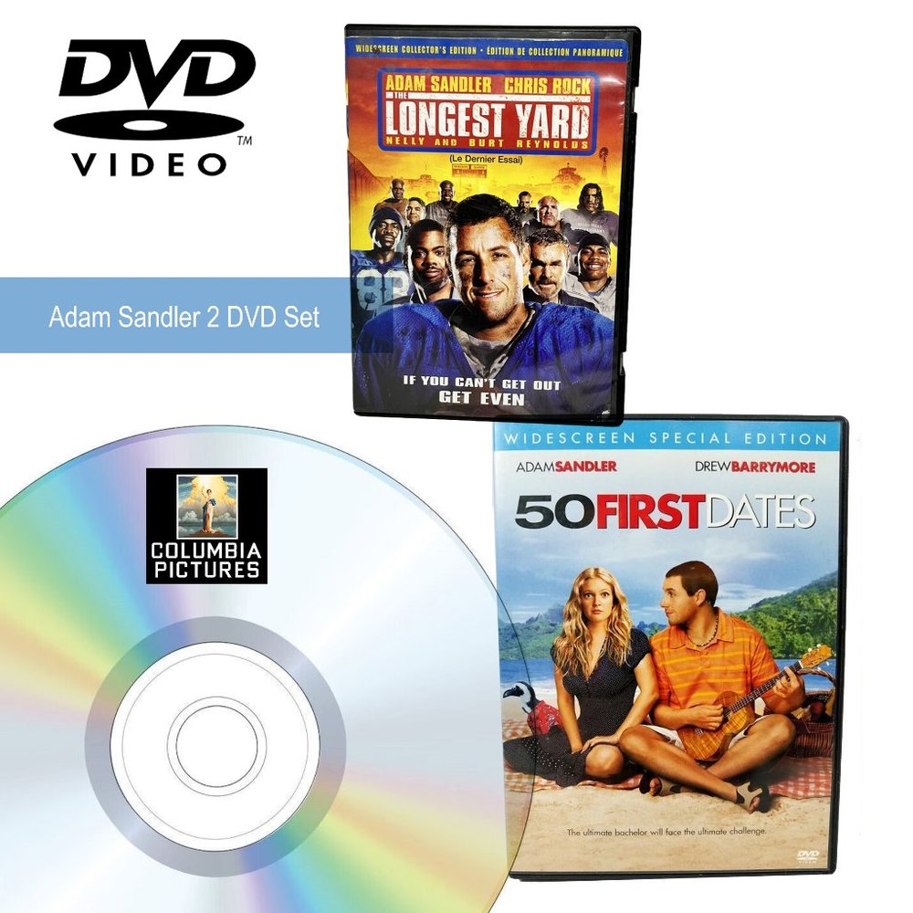 DVD: Adam Sandler 2 DVD Set : The Longest Yard and 50 First Dates